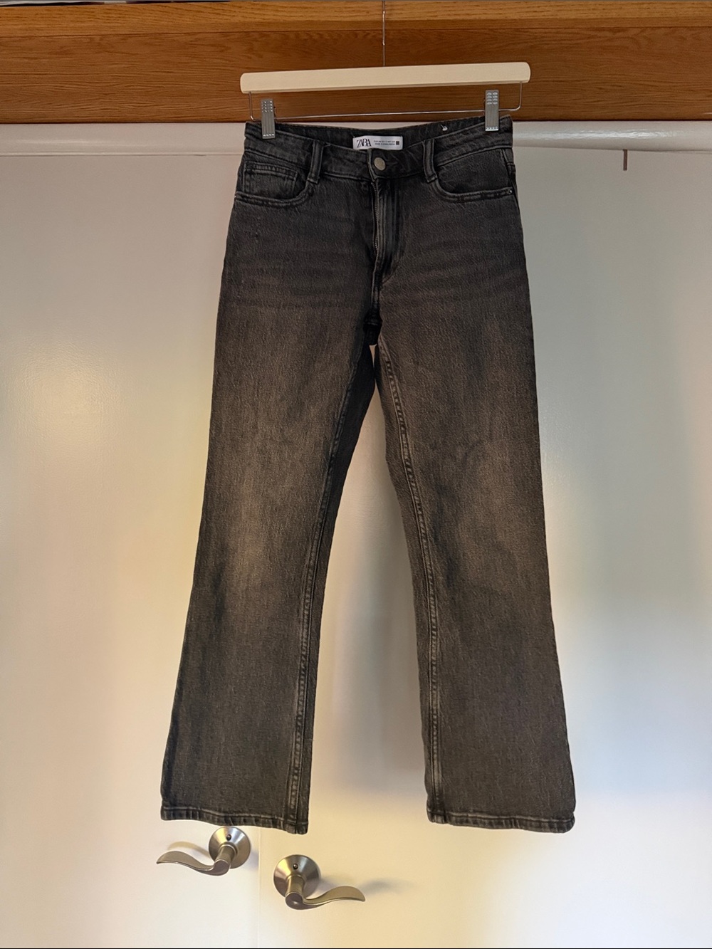 Zara cropped jeans